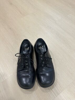 Dansko Women's Chunky Oxford Platform Clogs Lace up Shoes size 41/10.5